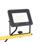 vidaXL Proiector cu LED și trepied, 2x20 W, alb cald