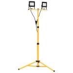 vidaXL Proiector cu LED și trepied, 2x30 W, alb rece