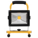 vidaXL Reflector cu LED reîncărcabil cu mâner, 30 W, alb rece