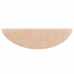 vidaXL Covorașe autoadezive pentru scări, 10 buc., 56x17x3 cm, crem, semirotunde vidaXL Covorașe autoadezive pentru scări, 10 buc., 56x17x3 cm, crem, semirotunde