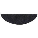 vidaXL Covorașe autoadezive pentru scări, 5 buc., 56x17x3 cm, negre, semirotunde vidaXL Covorașe autoadezive pentru scări, 5 buc., 56x17x3 cm, negre, semirotunde