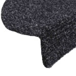 vidaXL Covorașe autoadezive pentru scări, 5 buc., 56x17x3 cm, negre, semirotunde vidaXL Covorașe autoadezive pentru scări, 5 buc., 56x17x3 cm, negre, semirotunde