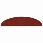 vidaXL Covorașe pentru scări autoadezive, 10 buc., 56x17x3 cm, roșu bordeaux, semirotunde vidaXL Covorașe pentru scări autoadezive, 10 buc., 56x17x3 cm, roșu bordeaux, semirotunde