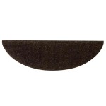 vidaXL Covorașe pentru scări autoadezive, 10 buc., 56x17x3 cm, maro, semirotunde vidaXL Covorașe pentru scări autoadezive, 10 buc., 56x17x3 cm, maro, semirotunde