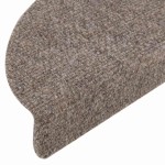 vidaXL Covorașe autoadezive pentru scări, 5 buc., 56x17x3 cm, bej, semirotunde vidaXL Covorașe autoadezive pentru scări, 5 buc., 56x17x3 cm, bej, semirotunde