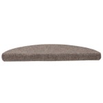 vidaXL Covorașe autoadezive pentru scări, 10 buc., 56x17x3 cm, bej, semirotunde vidaXL Covorașe autoadezive pentru scări, 10 buc., 56x17x3 cm, bej, semirotunde