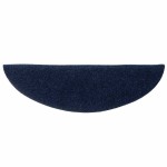 vidaXL Covorașe autoadezive pentru scări, 10 buc., 56x17x3 cm, semirotunde, bleumarin vidaXL Covorașe autoadezive pentru scări, 10 buc., 56x17x3 cm, semirotunde, bleumarin