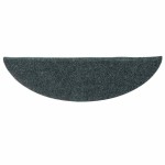 vidaXL Covorașe autoadezive pentru scări, 5 buc., 56x17x3 cm, verde, semirotunde vidaXL Covorașe autoadezive pentru scări, 5 buc., 56x17x3 cm, verde, semirotunde