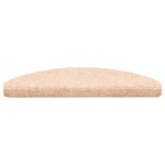 vidaXL Covorașe autoadezive pentru scări, 10 buc., 65x21x4 cm, crem, semirotunde, mari vidaXL Covorașe autoadezive pentru scări, 10 buc., 65x21x4 cm, crem, semirotunde, mari