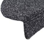 vidaXL Covorașe autoadezive pentru scări, 10 buc., 65x21x4 cm, gri închis, semirotunde, mari vidaXL Covorașe autoadezive pentru scări, 10 buc., 65x21x4 cm, gri închis, semirotunde, mari