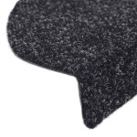 vidaXL Covorașe autoadezive pentru scări, 5 buc., 65x21x4 cm, negru, semirotunde, mari vidaXL Covorașe autoadezive pentru scări, 5 buc., 65x21x4 cm, negru, semirotunde, mari