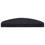 vidaXL Covorașe autoadezive pentru scări, 10 buc., 65x21x4 cm, negru, semirotunde, mari vidaXL Covorașe autoadezive pentru scări, 10 buc., 65x21x4 cm, negru, semirotunde, mari
