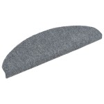 vidaXL Covorașe autoadezive pentru scări, 10 buc., 65x21x4 cm, gri deschis, semirotunde, mari vidaXL Covorașe autoadezive pentru scări, 10 buc., 65x21x4 cm, gri deschis, semirotunde, mari