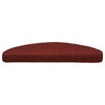 vidaXL Covorașe pentru scări autoadezive, 10 buc., 65x21x4 cm, roșu bordeaux, semirotunde, mari vidaXL Covorașe pentru scări autoadezive, 10 buc., 65x21x4 cm, roșu bordeaux, semirotunde, mari