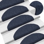 vidaXL Covorașe autoadezive pentru scări, 10 buc., 65x21x4 cm, albastru, semirotunde, mari vidaXL Covorașe autoadezive pentru scări, 10 buc., 65x21x4 cm, albastru, semirotunde, mari