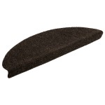 vidaXL Covorașe pentru scări autoadezive, 10 buc., 65x21x4 cm, maro închis, semirotunde, mari vidaXL Covorașe pentru scări autoadezive, 10 buc., 65x21x4 cm, maro închis, semirotunde, mari