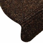 vidaXL Covorașe pentru scări autoadezive, 10 buc., 65x21x4 cm, maro, semirotunde, mari vidaXL Covorașe pentru scări autoadezive, 10 buc., 65x21x4 cm, maro, semirotunde, mari