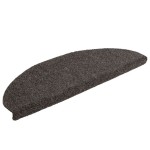 vidaXL Covorașe pentru scări autoadezive, 10 buc., 65x21x4 cm, antracit, semirotunde, mari vidaXL Covorașe pentru scări autoadezive, 10 buc., 65x21x4 cm, antracit, semirotunde, mari