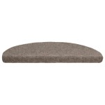 vidaXL Covorașe autoadezive pentru scări, 10 buc., 65x21x4 cm, bej, semirotunde, mari vidaXL Covorașe autoadezive pentru scări, 10 buc., 65x21x4 cm, bej, semirotunde, mari
