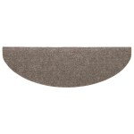 vidaXL Covorașe autoadezive pentru scări, 10 buc., 65x21x4 cm, bej, semirotunde, mari vidaXL Covorașe autoadezive pentru scări, 10 buc., 65x21x4 cm, bej, semirotunde, mari