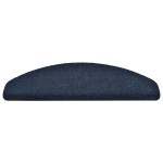 vidaXL Covorașe autoadezive pentru scări, 5 buc., 65x21x4 cm, bleumarin, semirotunde, mari vidaXL Covorașe autoadezive pentru scări, 5 buc., 65x21x4 cm, bleumarin, semirotunde, mari