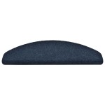 vidaXL Covorașe scări autoadezive, 10 buc., 65x21x4 cm, bleumarin, semirotunde, mari vidaXL Covorașe scări autoadezive, 10 buc., 65x21x4 cm, bleumarin, semirotunde, mari