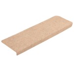 vidaXL Covorașe autoadezive pentru scări, 10 buc., 65x21x4 cm, margini dreptunghiulare, crem vidaXL Covorașe autoadezive pentru scări, 10 buc., 65x21x4 cm, margini dreptunghiulare, crem