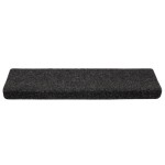 vidaXL Covorașe scări autoadezive, 10 buc., 65x21x4 cm, margini dreptunghiulare, negre vidaXL Covorașe scări autoadezive, 10 buc., 65x21x4 cm, margini dreptunghiulare, negre