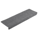vidaXL Covorașe autoadezive pentru scări, 10 buc., 65x21x4 cm, gri deschis, cu margini dreptunghiulare vidaXL Covorașe autoadezive pentru scări, 10 buc., 65x21x4 cm, gri deschis, cu margini dreptunghiulare