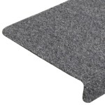 vidaXL Covorașe autoadezive pentru scări, 10 buc., 65x21x4 cm, gri deschis, cu margini dreptunghiulare vidaXL Covorașe autoadezive pentru scări, 10 buc., 65x21x4 cm, gri deschis, cu margini dreptunghiulare