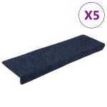 vidaXL Covorașe autoadezive pentru scări, 5 buc., 65x21x4 cm, antracit, cu margine dreptunghiulară vidaXL Covorașe autoadezive pentru scări, 5 buc., 65x21x4 cm, antracit, cu margine dreptunghiulară