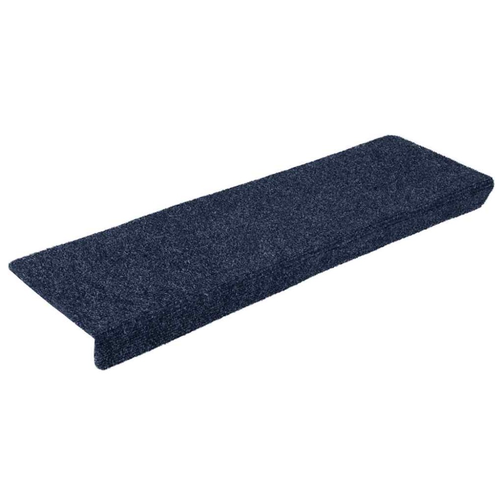 vidaXL Covorașe autoadezive pentru scări, 10 buc., 65x21x4 cm, antracit, cu margine dreptunghiulară