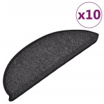 vidaXL Covorașe de scară, 10 buc., antracit, 56x17x3 cm vidaXL Covorașe de scară, 10 buc., antracit, 56x17x3 cm