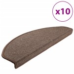 vidaXL Covorașe de scară, 10 buc., maro cafea, 65x24x4 cm vidaXL Covorașe de scară, 10 buc., maro cafea, 65x24x4 cm