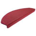 vidaXL Covorașe de scară, 10 buc., roșu bordo, 65x24x4 cm vidaXL Covorașe de scară, 10 buc., roșu bordo, 65x24x4 cm