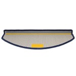 vidaXL Covorașe pentru scări, 10 buc., 65x24x4 cm, albastru, semirotunde, mari