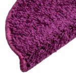 vidaXL Covorașe de scară, 10 buc., violet, 56x17x3 cm vidaXL Covorașe de scară, 10 buc., violet, 56x17x3 cm