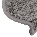 vidaXL Covorașe de scară, 10 buc.,gri, 65x21x4 cm vidaXL Covorașe de scară, 10 buc.,gri, 65x21x4 cm