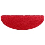 vidaXL Covorașe de scară, 10 buc.,roșu, 65x21x4 cm vidaXL Covorașe de scară, 10 buc.,roșu, 65x21x4 cm