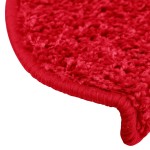 vidaXL Covorașe de scară, 10 buc.,roșu, 65x21x4 cm vidaXL Covorașe de scară, 10 buc.,roșu, 65x21x4 cm