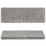 vidaXL Covorașe de scară, 10 buc., gri, 65x21x4 cm vidaXL Covorașe de scară, 10 buc., gri, 65x21x4 cm
