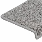 vidaXL Covorașe de scară, 10 buc., gri, 65x21x4 cm vidaXL Covorașe de scară, 10 buc., gri, 65x21x4 cm