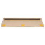 vidaXL Covorașe de scară, 10 buc.,maro, 65x21x4 cm vidaXL Covorașe de scară, 10 buc.,maro, 65x21x4 cm