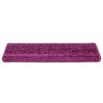 vidaXL Covorașe de scară, 10 buc., violet, 65x21x4 cm vidaXL Covorașe de scară, 10 buc., violet, 65x21x4 cm