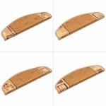 vidaXL Covorașe scări, 5 buc., bej, 65x21x4 cm, autoadeziv