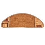 vidaXL Covorașe autoadezive pentru scări, 10 buc., bej, 65x21x4 cm vidaXL Covorașe autoadezive pentru scări, 10 buc., bej, 65x21x4 cm