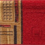 vidaXL Covorașe pentru scări autoadezive, 5 buc., roșu, 65x21x4 cm