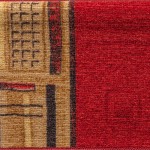 vidaXL Covorașe pentru scări autoadezive, 10 buc., roșu, 65x21x4 cm