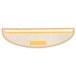 vidaXL Covorașe pentru scări, 15 buc., 56x17x3 cm, semirotunde, crem vidaXL Covorașe pentru scări, 15 buc., 56x17x3 cm, semirotunde, crem