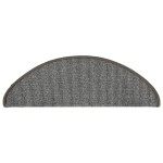 vidaXL Covorașe pentru scări, 15 buc., 65x21x4 cm, gri, semirotunde, mari vidaXL Covorașe pentru scări, 15 buc., 65x21x4 cm, gri, semirotunde, mari